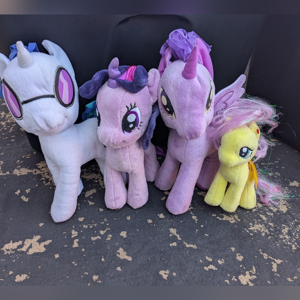 4 My Little Pony Plush Toys